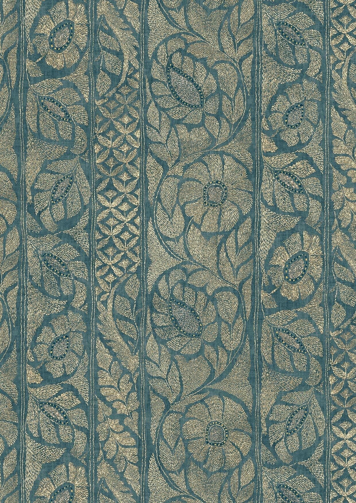 Kashmiri Wallpaper - Marmara Gold - Lewis & Wood - Premier Wallcovering