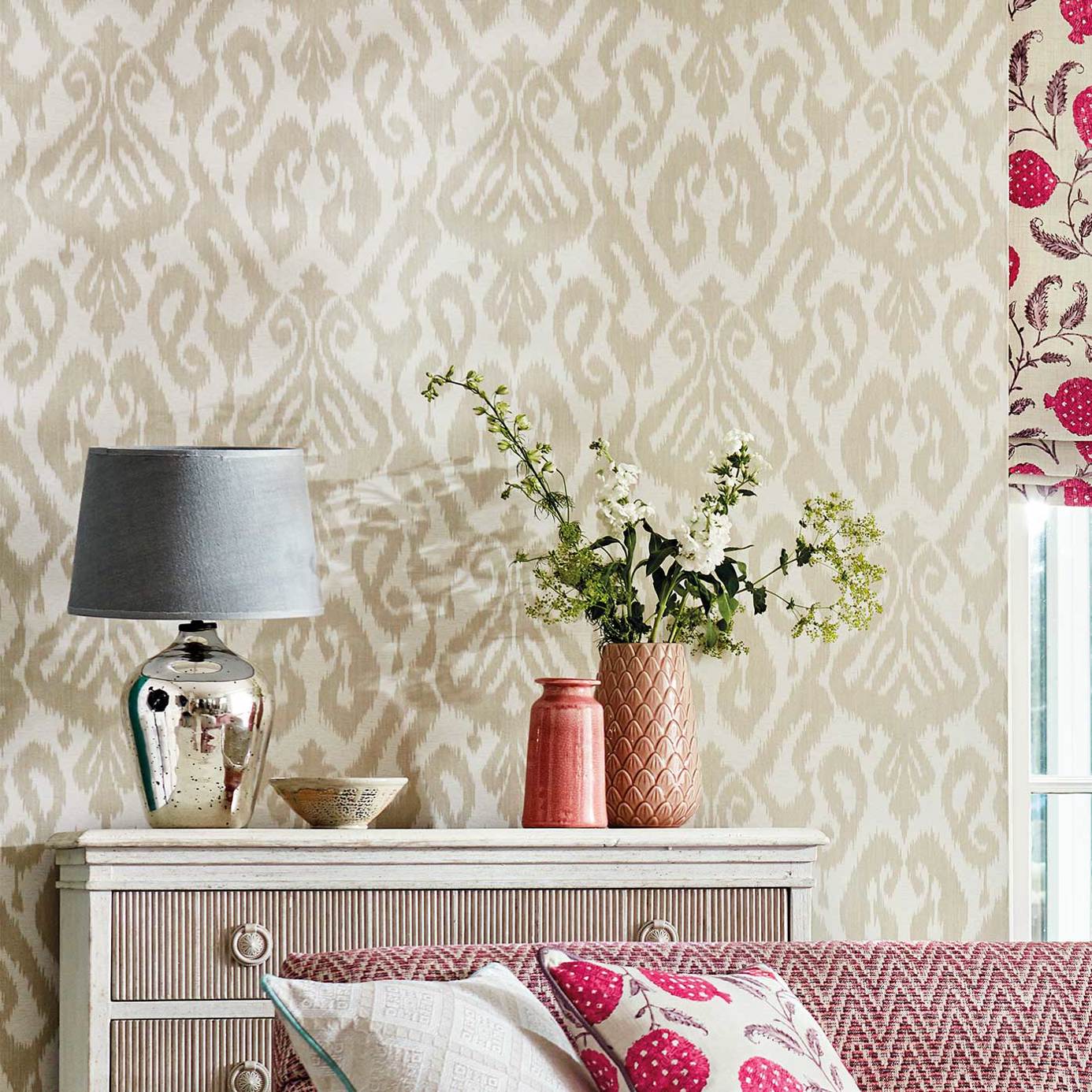 Kasuri Wallpaper - Pondicherry - Sanderson - DCPW216780 - Premier Wallcovering