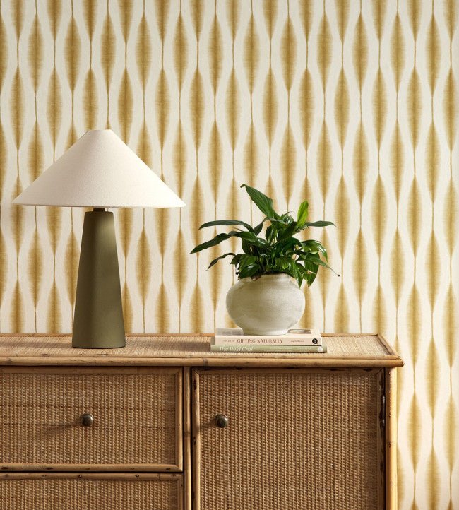 Kasuri Wallpaper - Barley - Scion - NSCW113273 - Premier Wallcovering