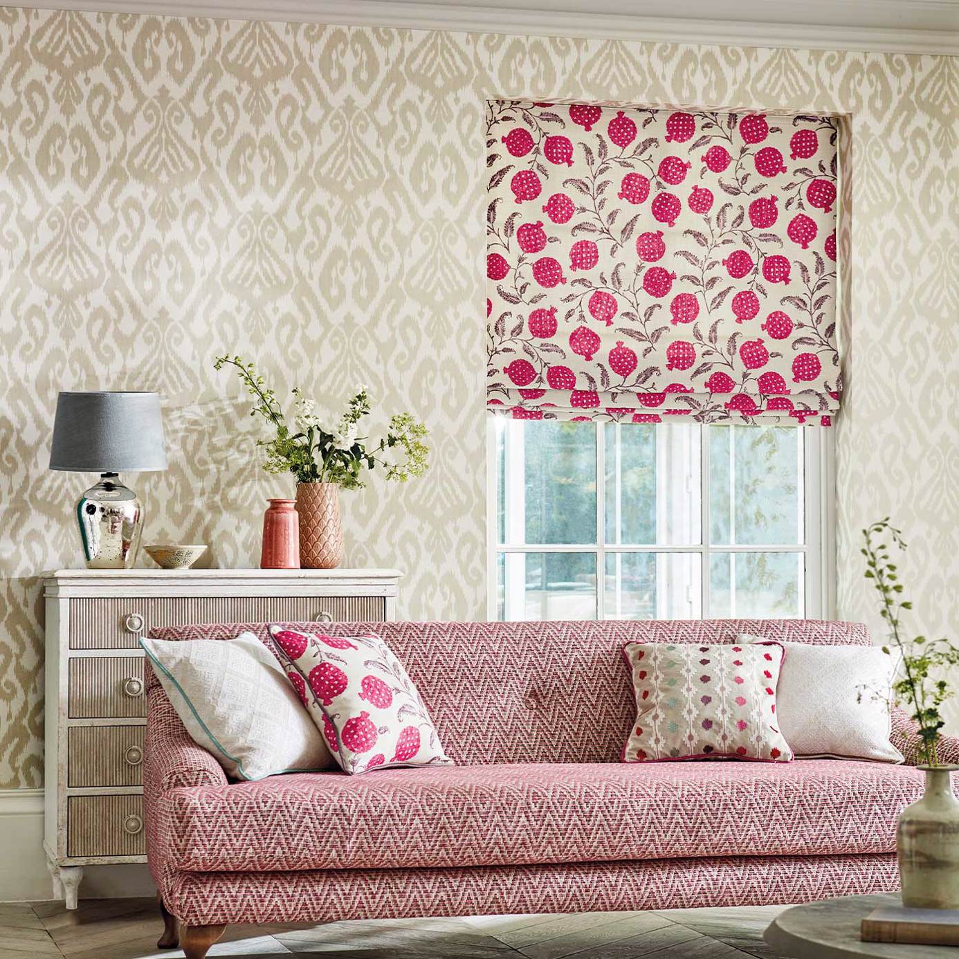 Kasuri Wallpaper - Pondicherry - Sanderson - DCPW216780 - Premier Wallcovering