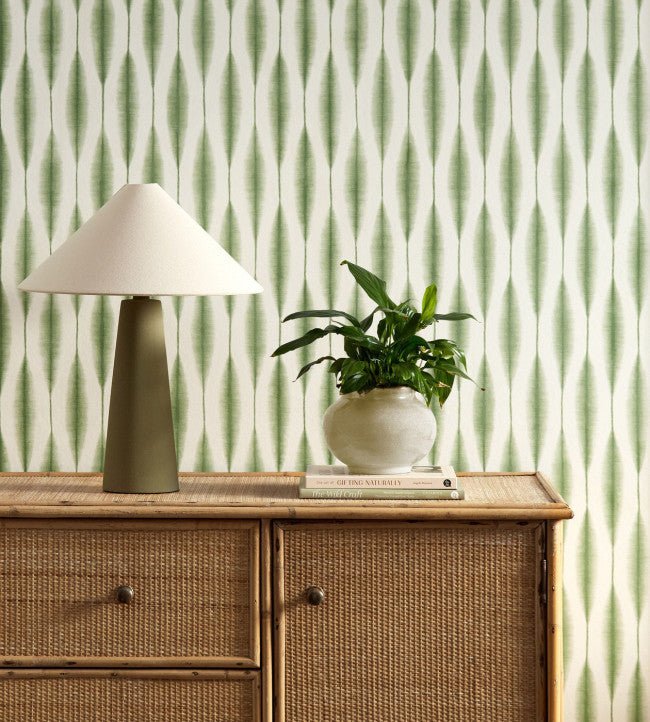 Kasuri Wallpaper - Pine - Scion - NSCW113271 - Premier Wallcovering