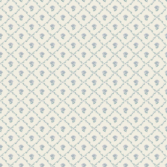Kate Wallpaper - Pale Seaspray Blue - Laura Ashley - 122745 - Premier Wallcovering