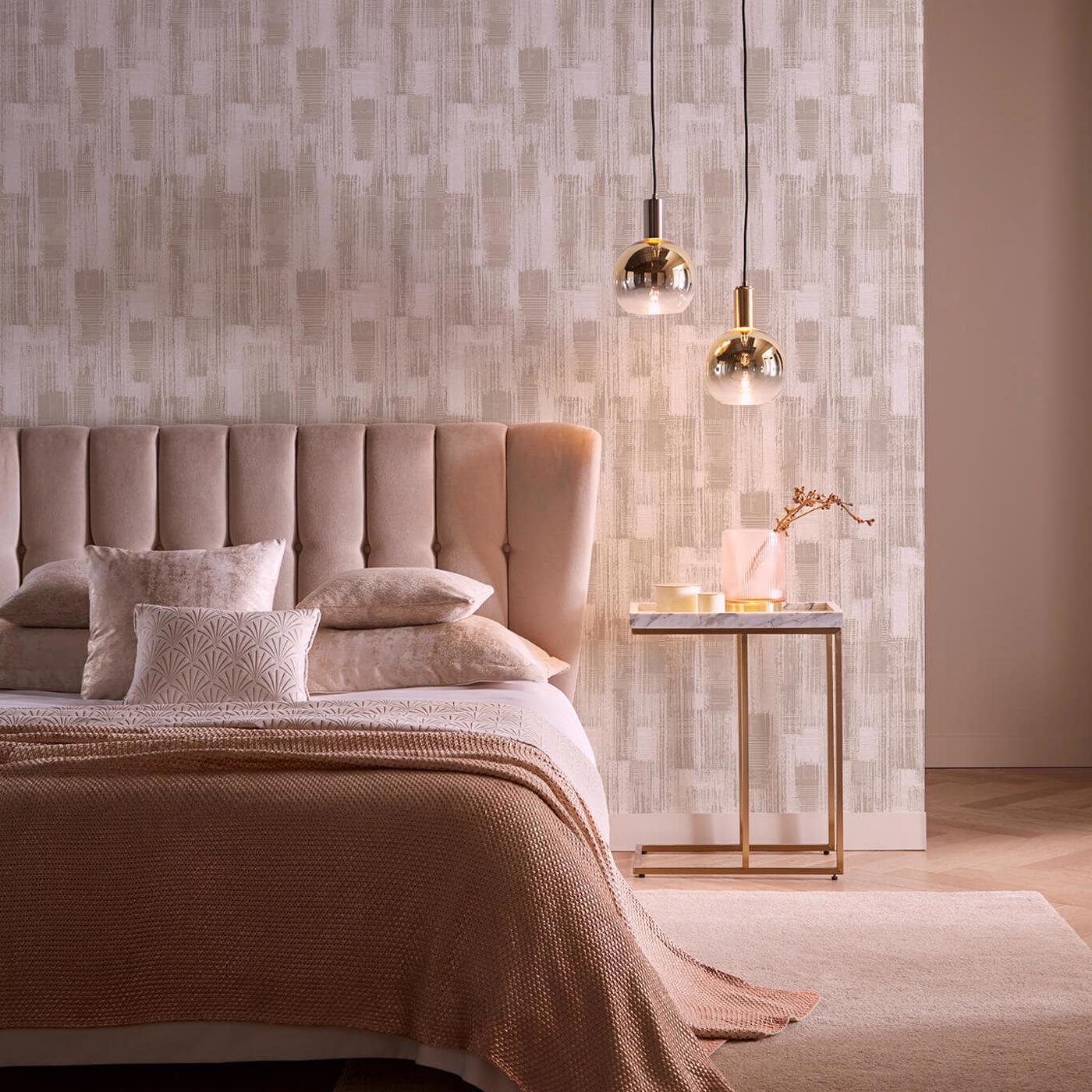 Kazimir Wallpaper - Linen - Clarke & Clarke - W0225/03 - Premier Wallcovering