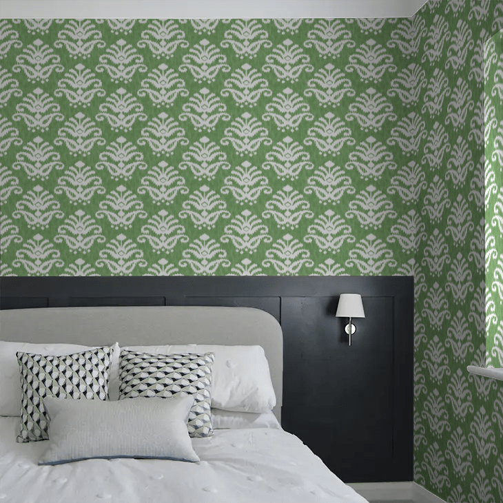 Keaton Wallpaper - Green - A Street Prints - FD26331 - Premier Wallcovering