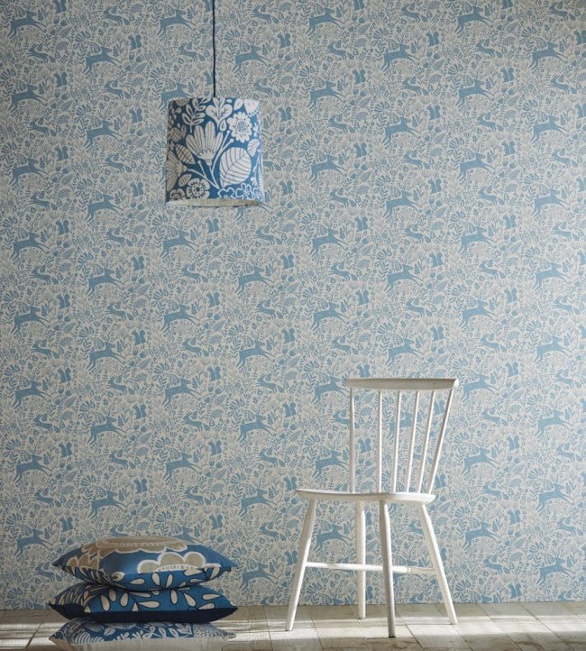 Kelda Wallpaper - Marine - NFIK111105 - Scion - Premier Wallcovering