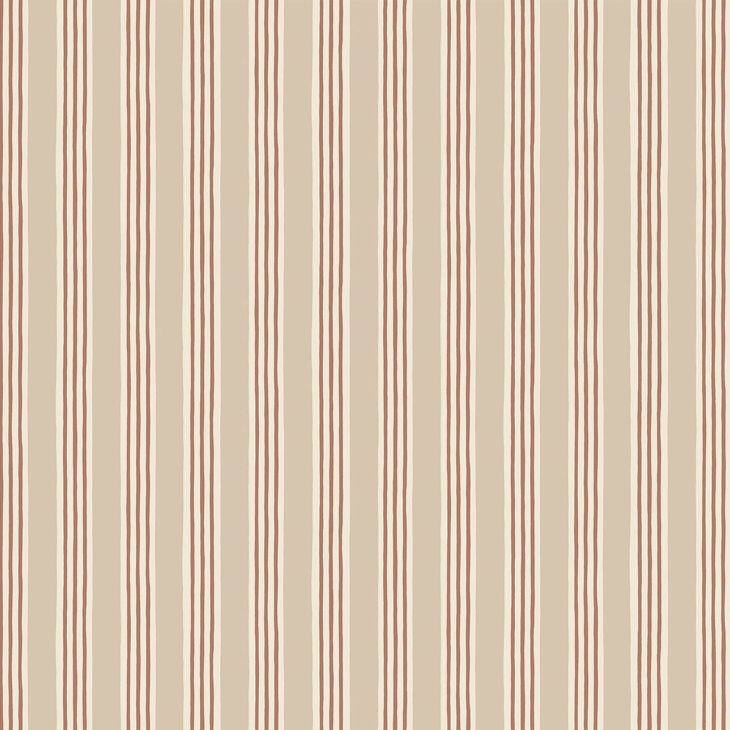 Kemble Stripe Wallpaper - Hibernacle, Cromwell Stone and Saltridge - Josephine Munsey - KEM-060-027-035 - Premier Wallcovering