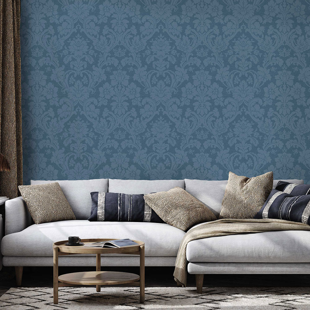Kensington Wallpaper - Royal - Timothy Wilman - TW2448 - Premier Wallcovering