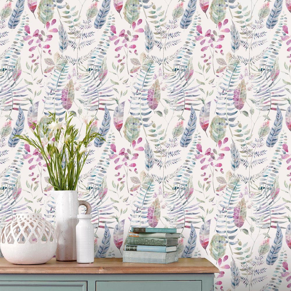 Kenton Wallpaper - Loganberry - Voyage Maison - KENTON/WPO/LOG - Premier Wallcovering
