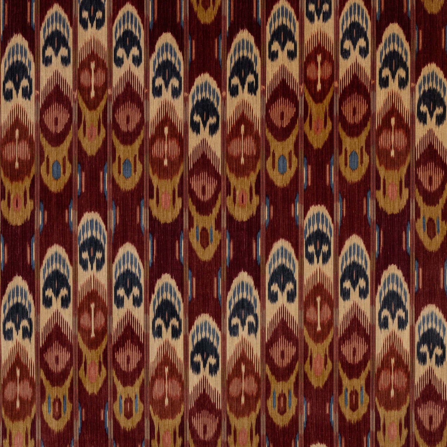 Kerala Velours Fabric - Brique - Manuel Canovas - M4185-01 - Premier Wallcovering