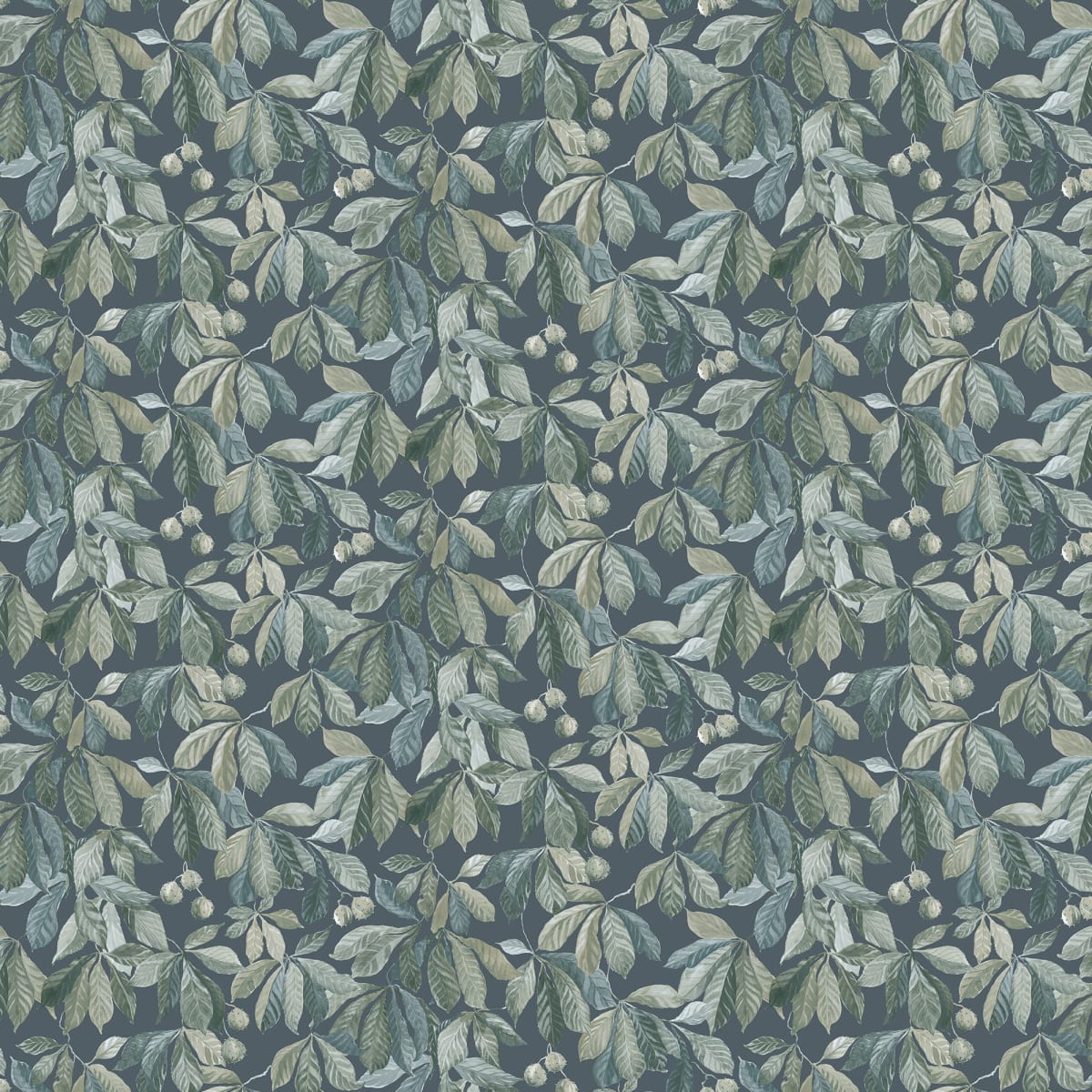 Kersti Wallpaper - Indigo - Sandberg - S10146 - Premier Wallcovering