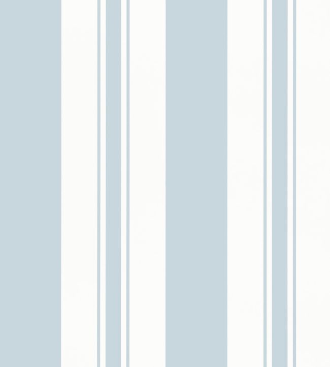 Keswick Stripe Wallpaper - Soft Blue - AT23170 - Anna French - Premier Wallcovering