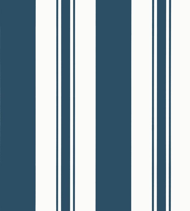 Keswick Stripe Wallpaper - Navy - AT23173 - Anna French - Premier Wallcovering