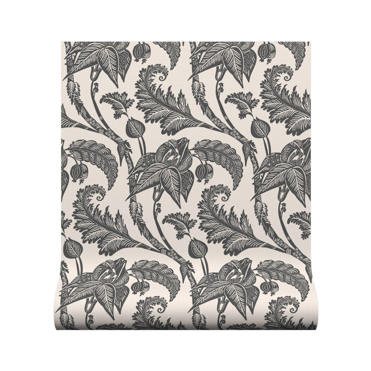 Kew Wallpaper - Charcoal - Warner House - Premier Wallcovering