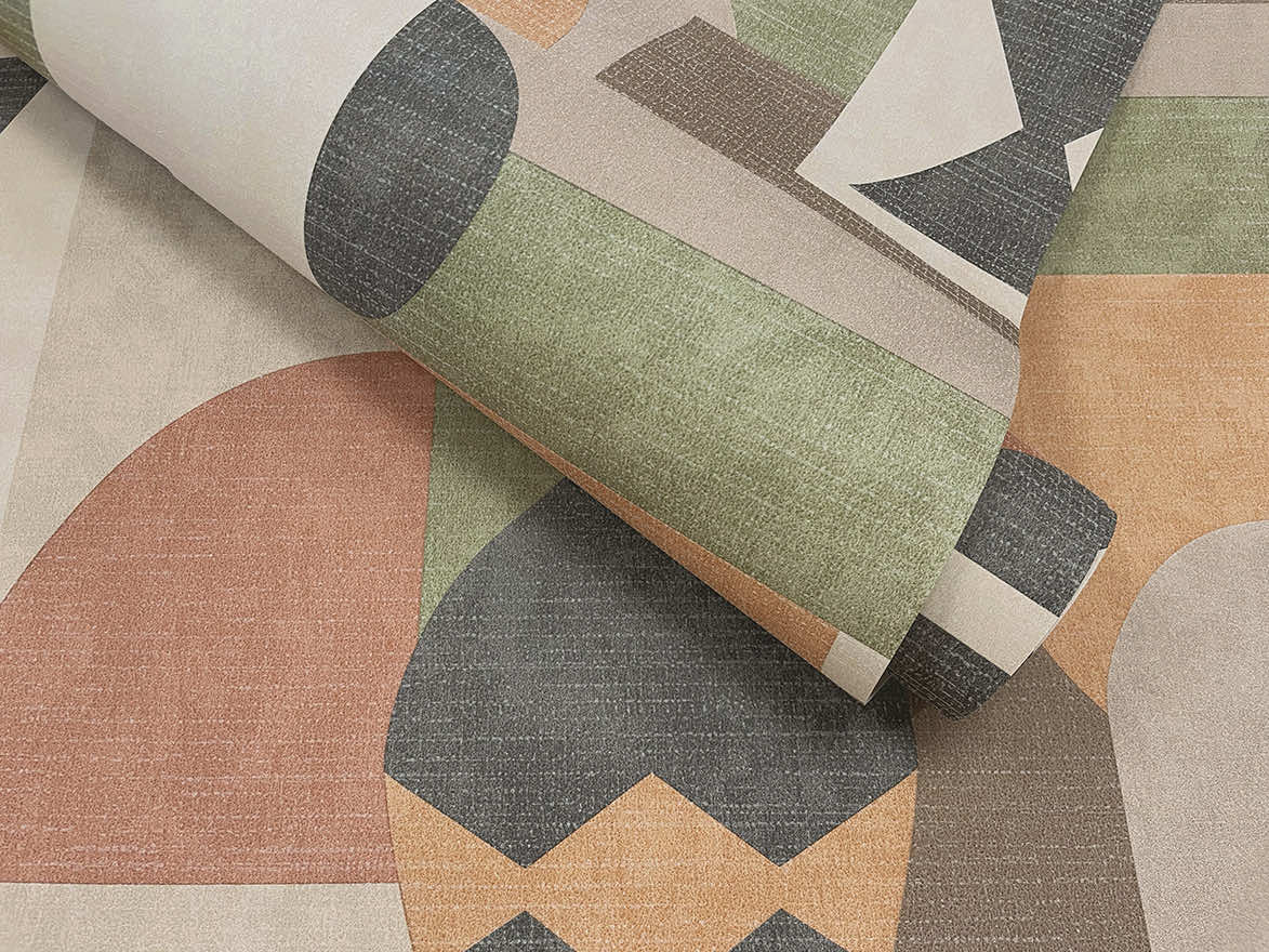 Khalili Wallpaper - Khaki/Orange - Holden Décor - 65931 - Premier Wallcovering