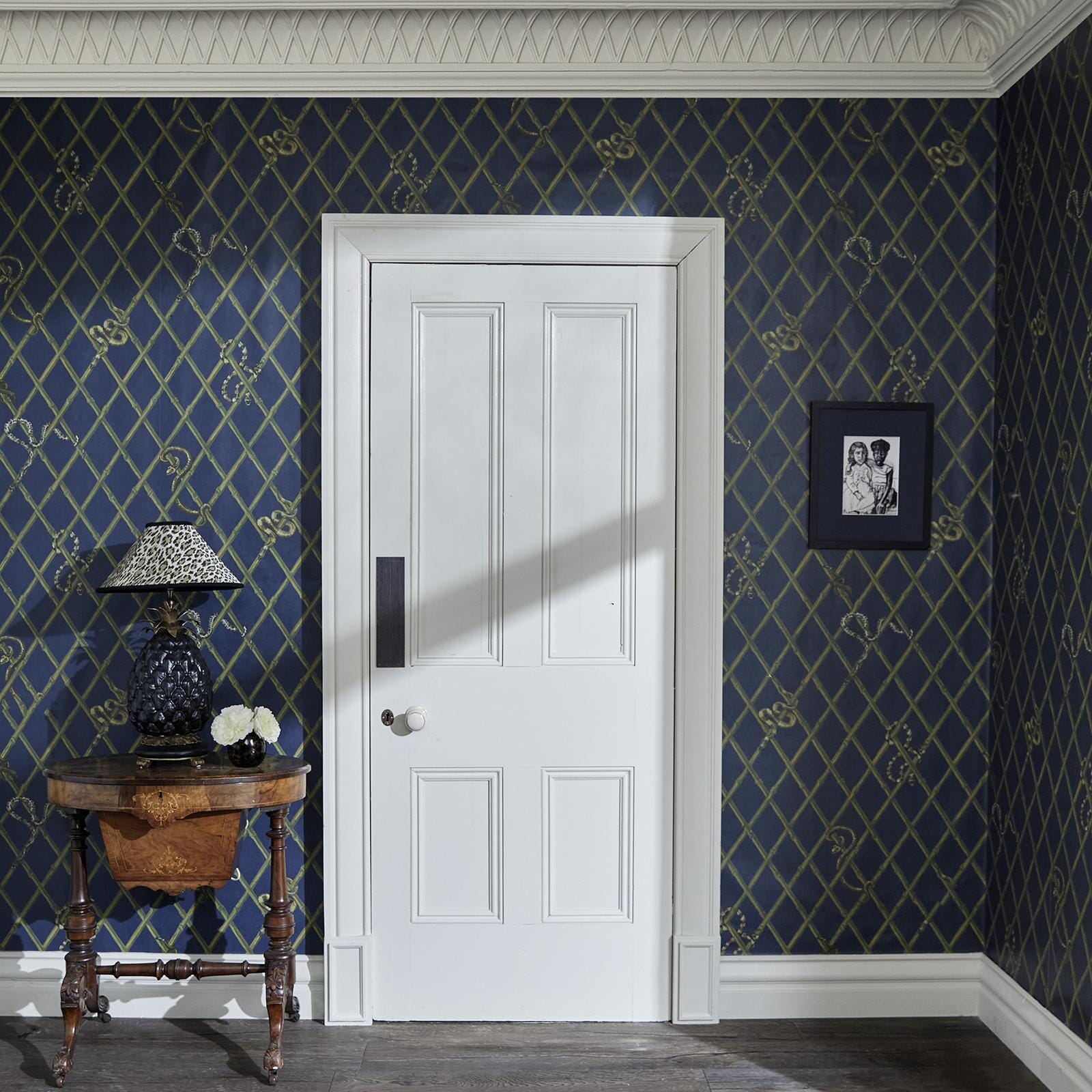 Khasia Wallpaper - Midnight - House of Hackney - 1 - WA - KHA - DI - MID - XXX - Premier Wallcovering