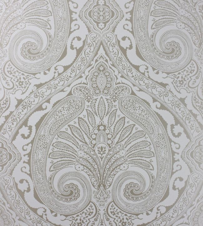 Khitan Wallpaper - Silver - Nina Campbell - NCW4186 - 08 - Premier Wallcovering