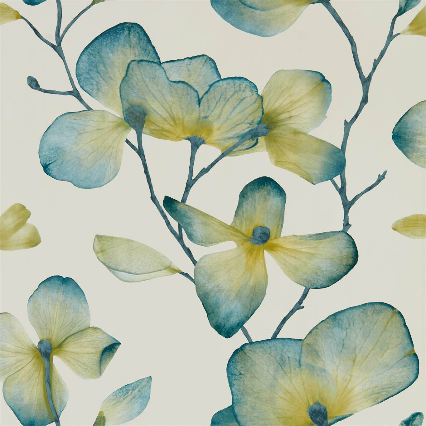 Kienze Wallpaper - Marine/Zest - HMWF111957 - Harlequin - Premier Wallcovering