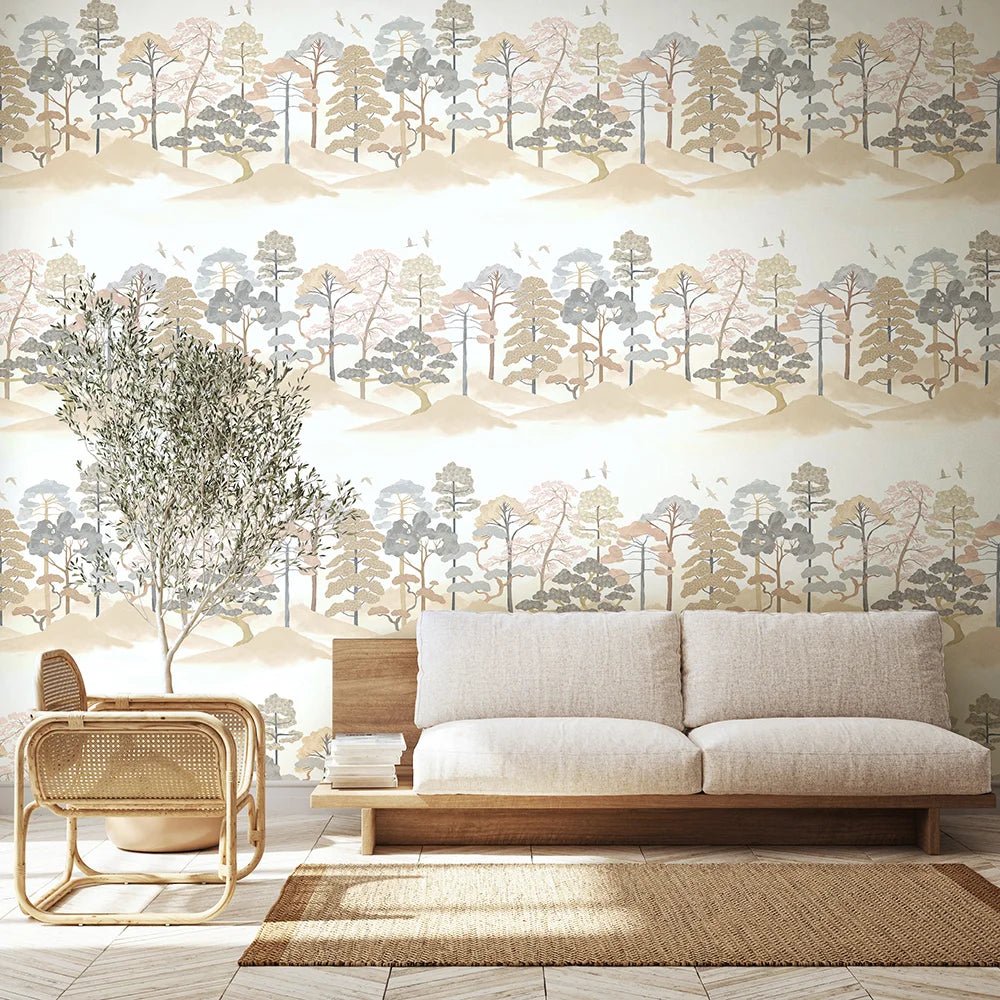 Kigi Wallpaper - Bisque - Ohpopsi - HAN50120W - Premier Wallcovering