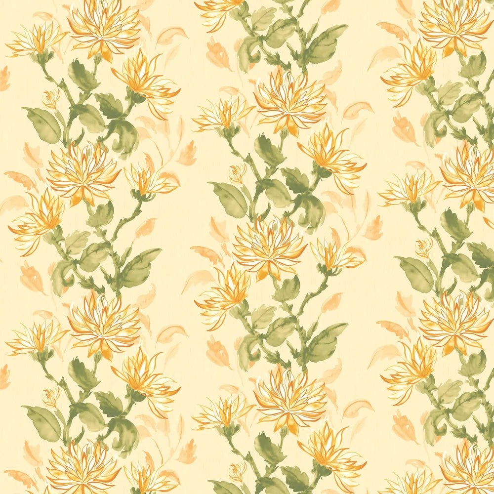 Kiku Wallpaper - Sunrise - Ohpopsi - HAN50126W - Premier Wallcovering