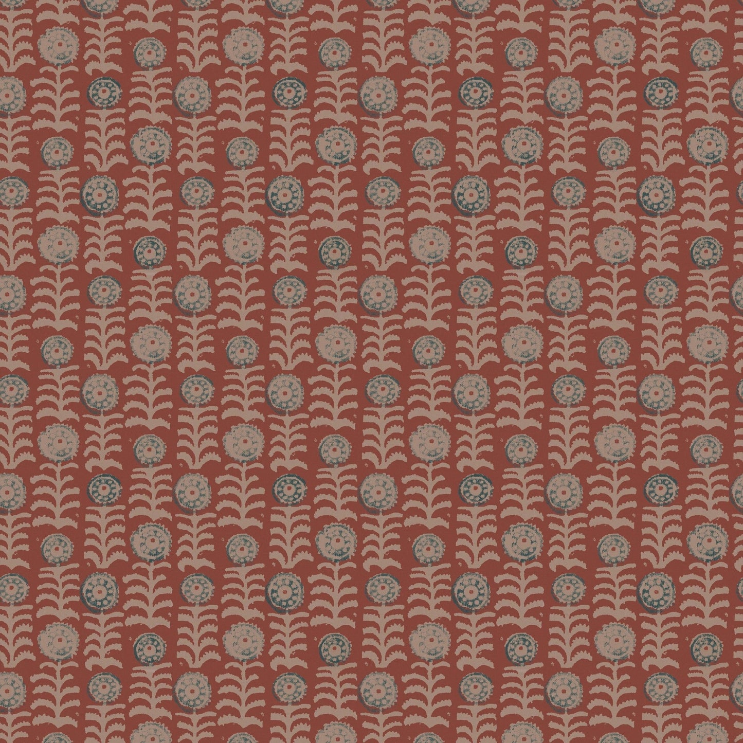 Killi Antique Wallpaper - Red - Penny Morrison - KILLI-RED - Premier Wallcovering