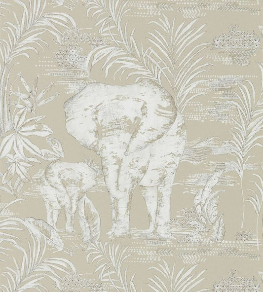 Kinabalu Wallpaper - Linen - HZAP111776 - Harlequin - Premier Wallcovering