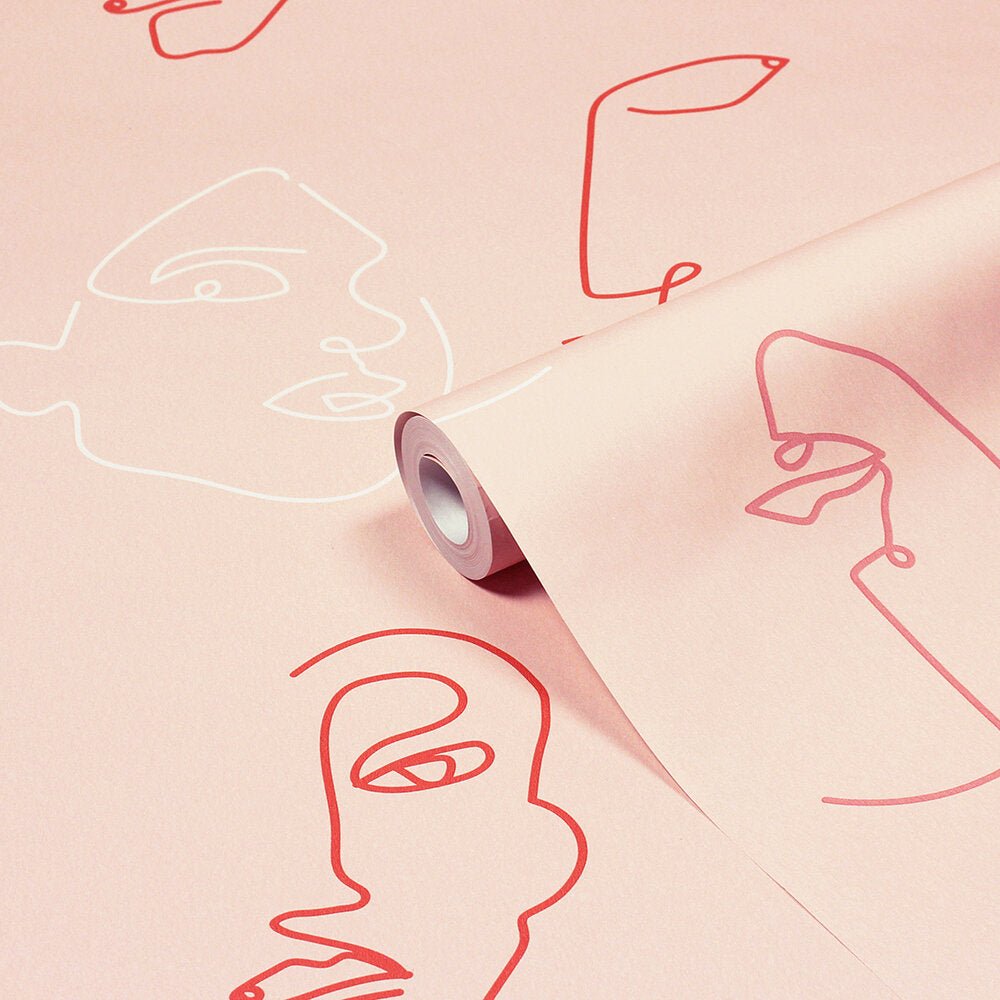 Kindred Wallpaper - Blush Pink - Furn - KINDRED/WP1/BPN - Premier Wallcovering