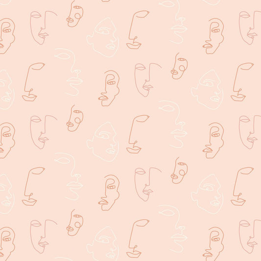 Kindred Wallpaper - Blush Pink - Furn - KINDRED/WP1/BPN - Premier Wallcovering