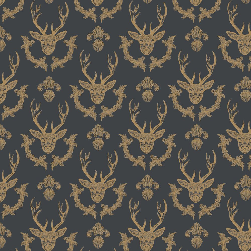 King of the Wood Wallpaper - Charcoal - The Graduate Collection - LG1KINGCHAR - Premier Wallcovering
