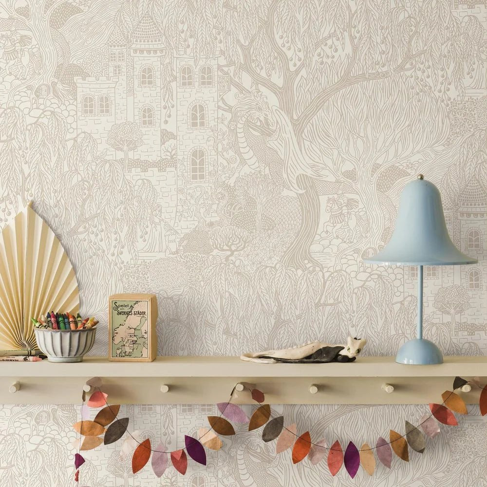 Kingdom of the Willow Wallpaper - Beige - Boråstapeter - 8143 - Premier Wallcovering