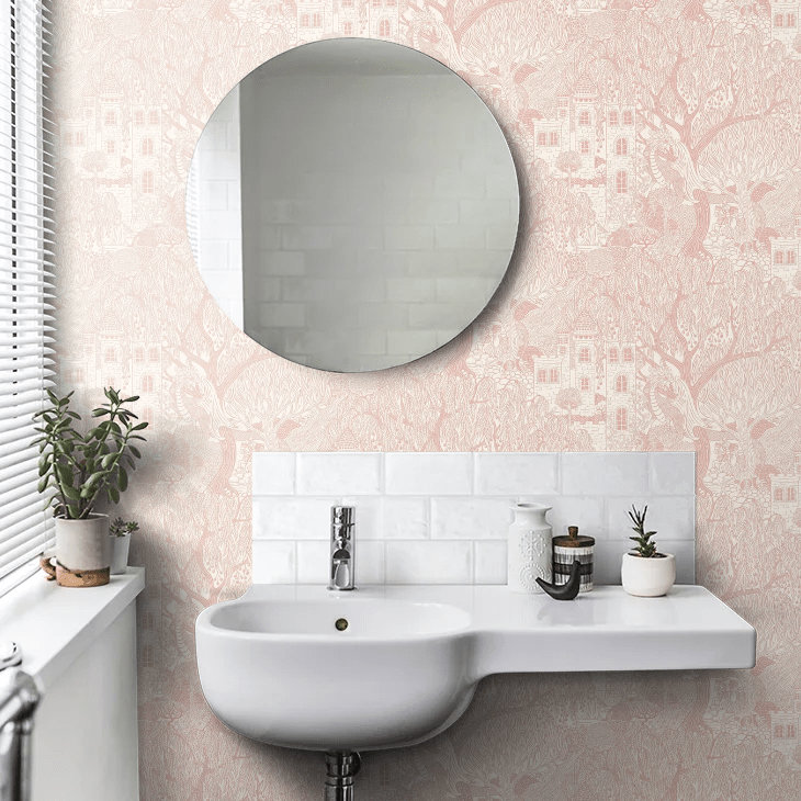 Kingdom of the Willow Wallpaper - Pink - Boråstapeter - 8146 - Premier Wallcovering