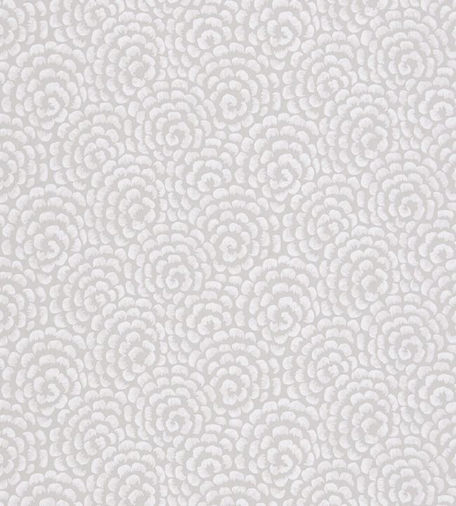 Kingsley Wallpaper - Dove Grey/Ivory - Nina Campbell - NCW4395 - 05 - Premier Wallcovering