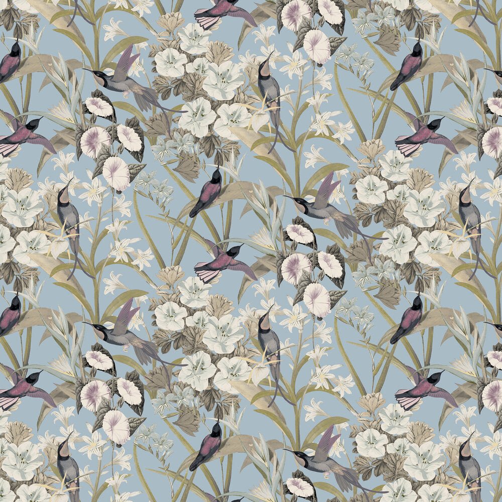 Kingsmere Wallpaper - Blue Chalk - Timothy Wilman - TW2532 - Premier Wallcovering