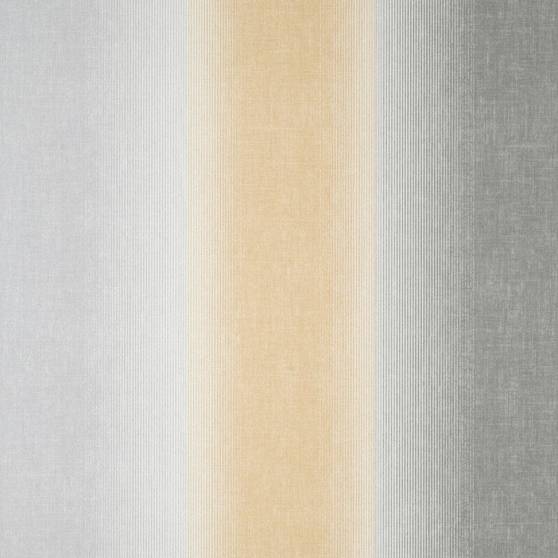 Kirby Ombre Stripe Wallpaper - Mustard/Grey - Crown - M1645 - Premier Wallcovering