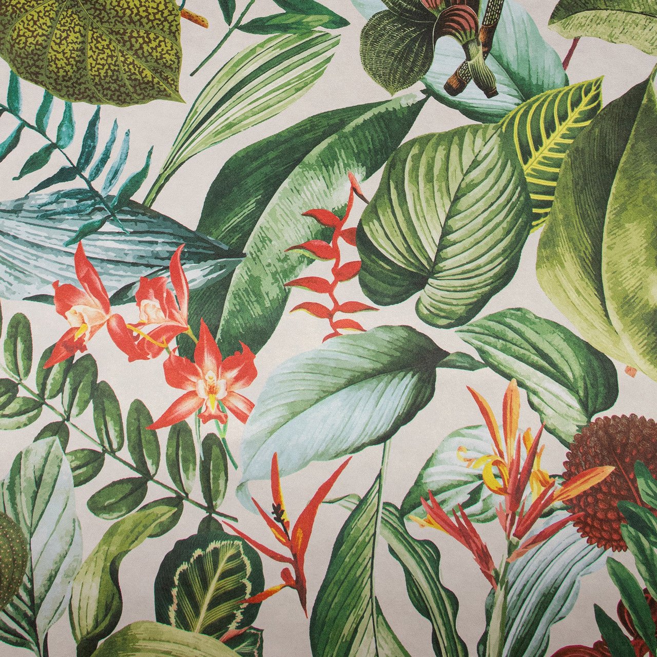 Kiribati Tropical Wallpaper - Avocado - Hohenberger - 26740 - Premier Wallcovering