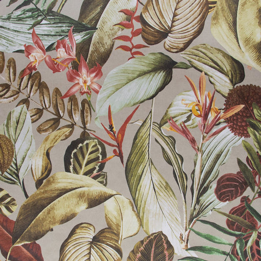 Kiribati Tropical Wallpaper - Peanut - Hohenberger - 26738 - Premier Wallcovering