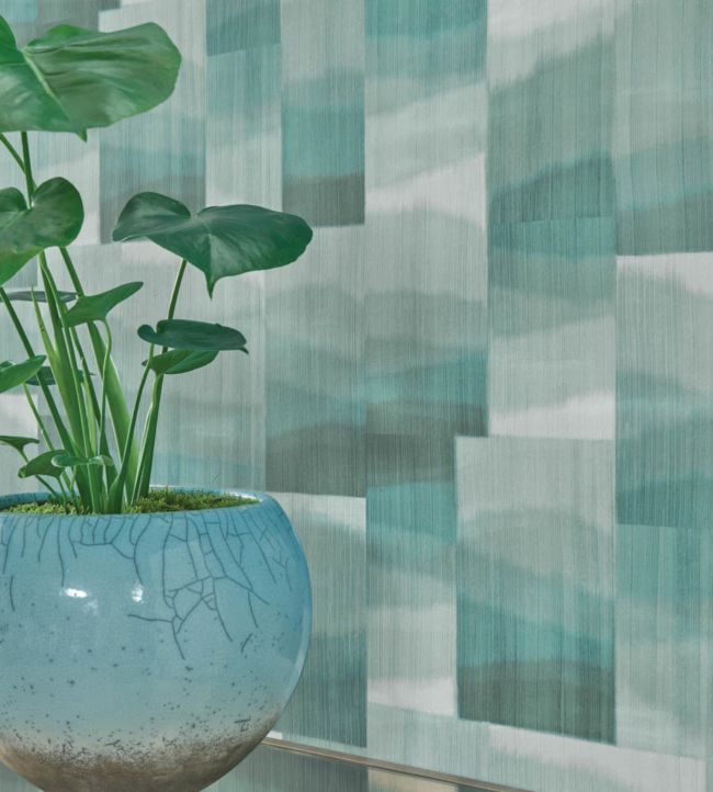 Kirigami Wallpaper - Indigo - Osborne & Little - W7553-03 - Premier Wallcovering