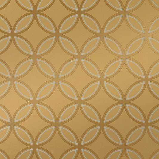 Kirkos Wallpaper - Metallic Gold - Thibaut - T1898 - Premier Wallcovering