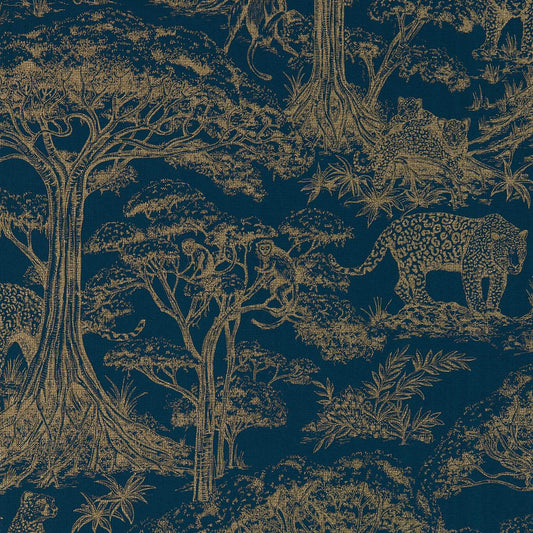 Kisumu Wallpaper - Caribbean - Clarke & Clarke - W0185/01 - Premier Wallcovering