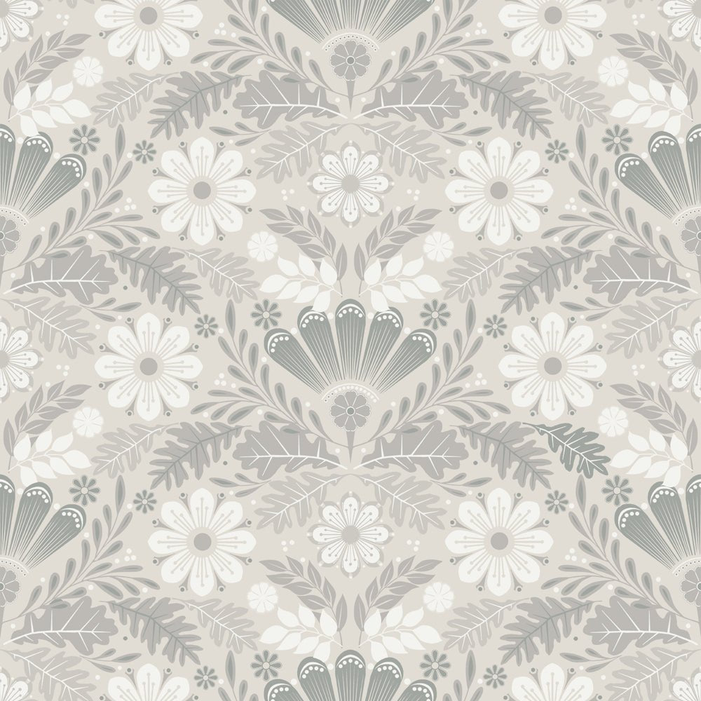 Klockrike Wallpaper - Greige - Midbec - 24125 - Premier Wallcovering