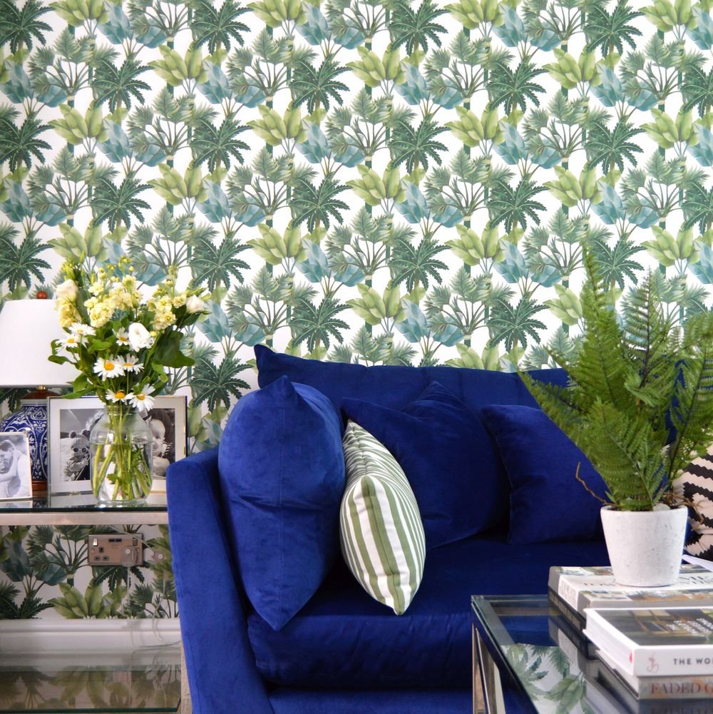Knightsbridge Wallpaper - Olive - Timothy Wilman - TW2451 - Premier Wallcovering