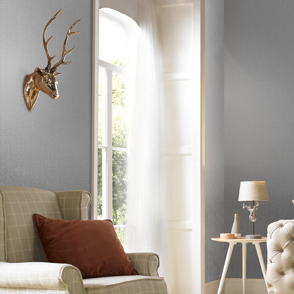 Knitted Texture Wallpaper - Silver - Graham & Brown - 104727 - Premier Wallcovering