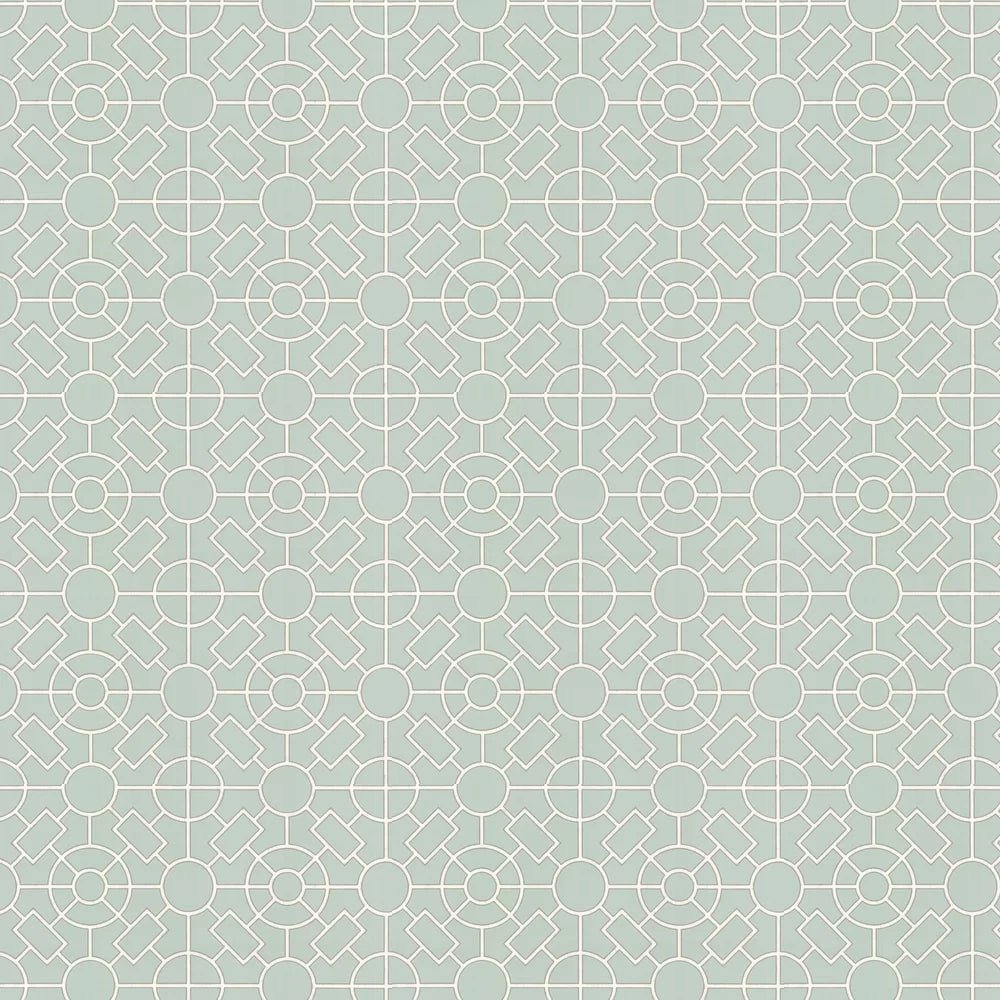 Knot Garden Wallpaper - Eau De Nil - Osborne & Little - W7455-03 - Premier Wallcovering