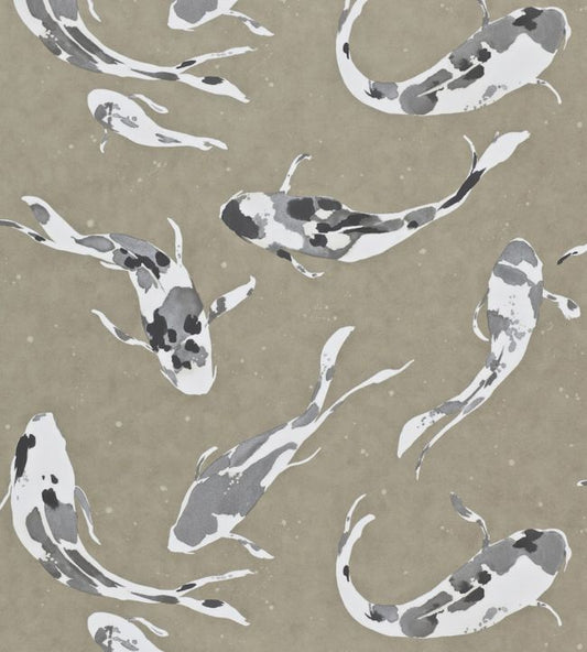 Koi Wallpaper - Metal - HMOW110900 - Harlequin - Premier Wallcovering