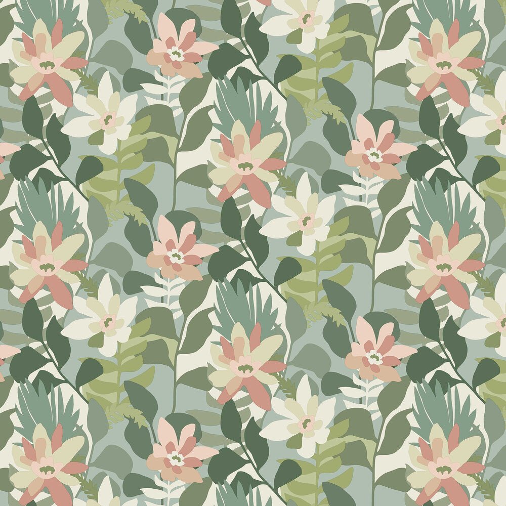 Koko Wallpaper - Green - A Street Prints - FD26452 - Premier Wallcovering