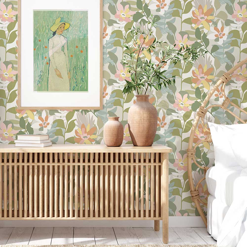 Koko Wallpaper - Taupe - A Street Prints - FD26453 - Premier Wallcovering