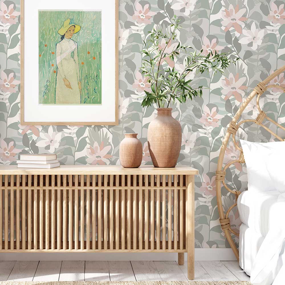 Koko Wallpaper - Grey - A Street Prints - FD26454 - Premier Wallcovering