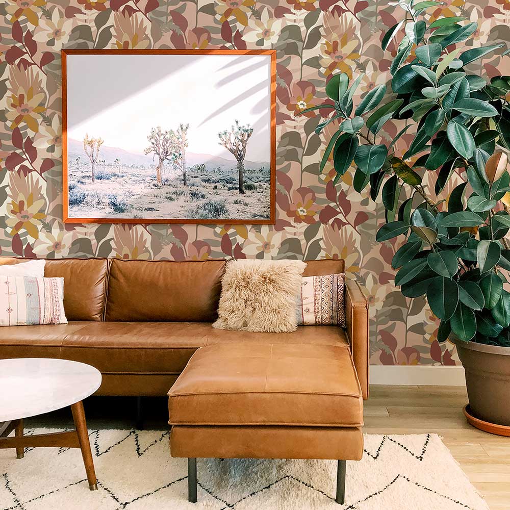 Koko Wallpaper - Rose - A Street Prints - FD26455 - Premier Wallcovering