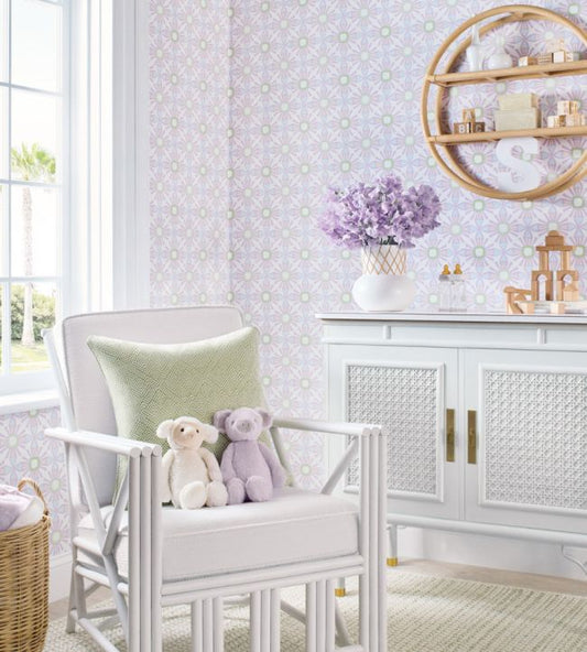Kona Wallpaper - Lavender - Thibaut - T15827 - Premier Wallcovering