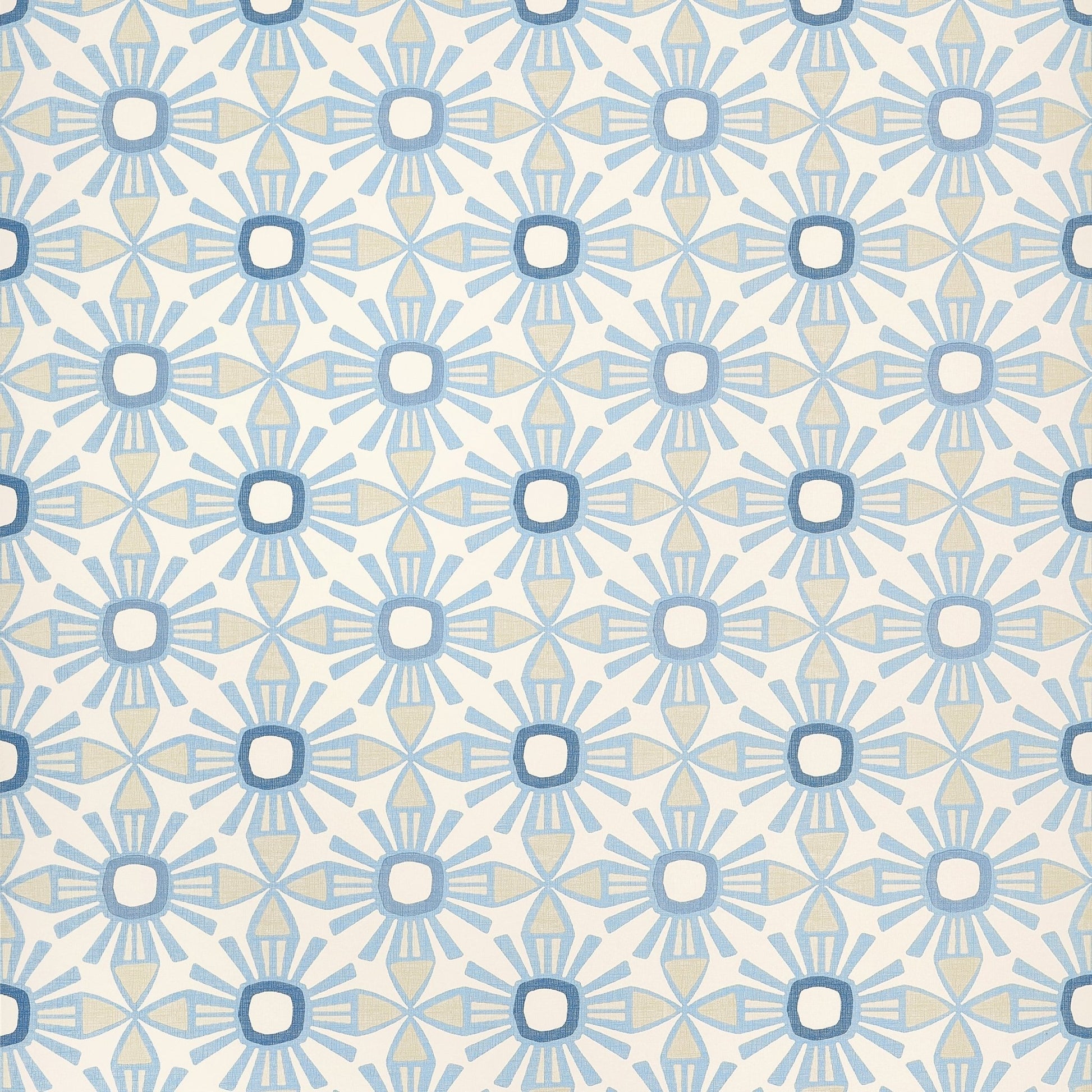 Kona Wallpaper - Blue & Beige - Thibaut - T15830 - Premier Wallcovering