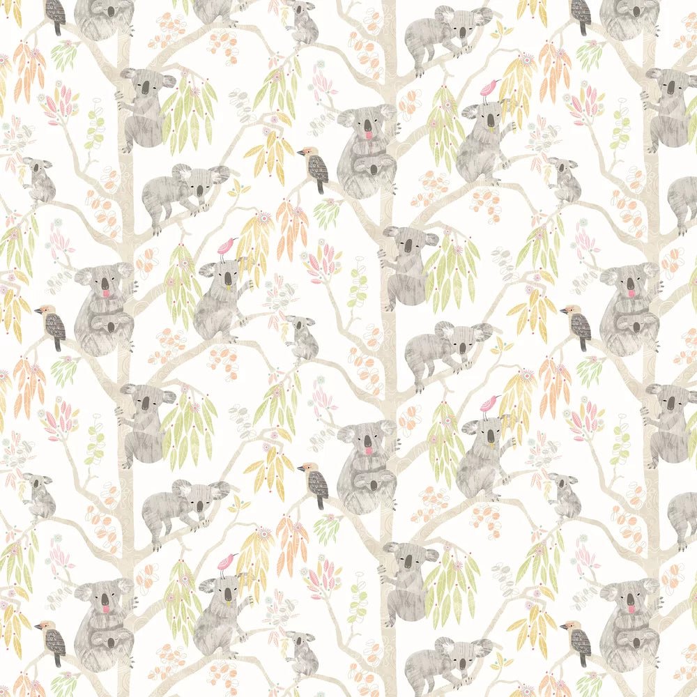 Kooka Koala Wallpaper - Flamingo - Ohpopsi - WGU50128W - Premier Wallcovering